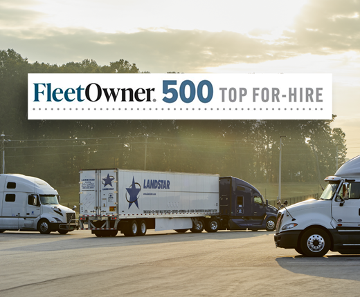 Landstar Ranks in Top 10 on FleetOwner’s 2024 List of Top 500 For-Hire ...