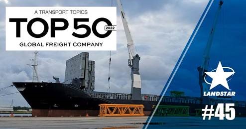 Landstar Ranks On Transport Topics’ Top 50 Global Freight Companies