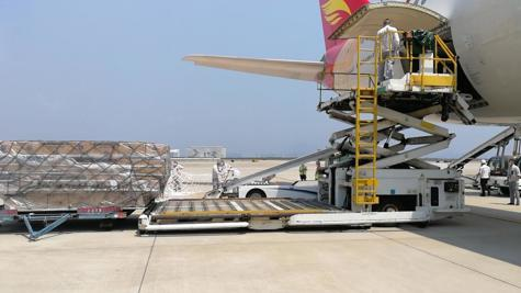 International air freight shipping services